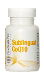 Sublingual CoQ10 with natural lemon flavor